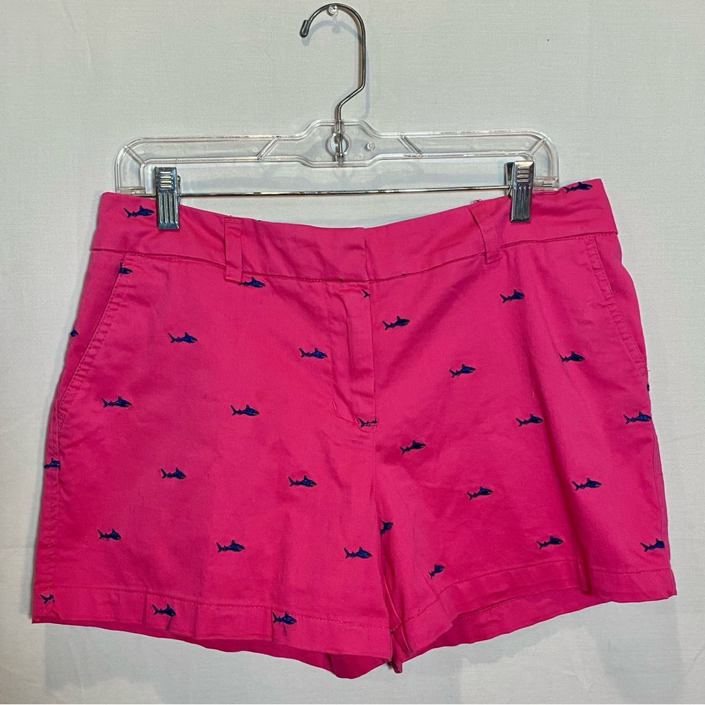 Cambridge Dry Goods Pink Shark Shorts -  Size 10